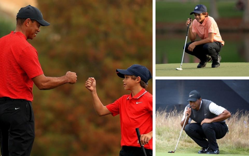 Tiger Woods Charlie Woods - AP/GETTY IMAGES