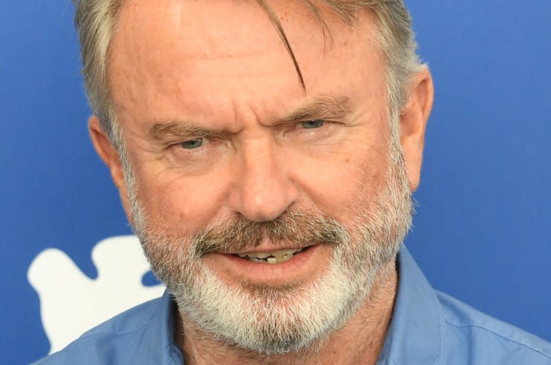 Sam Neill attends a photo call for Sweet Country at the 74Th Venice Film Festival in 2017. File Photo by Rune Hellestad/ UPI
