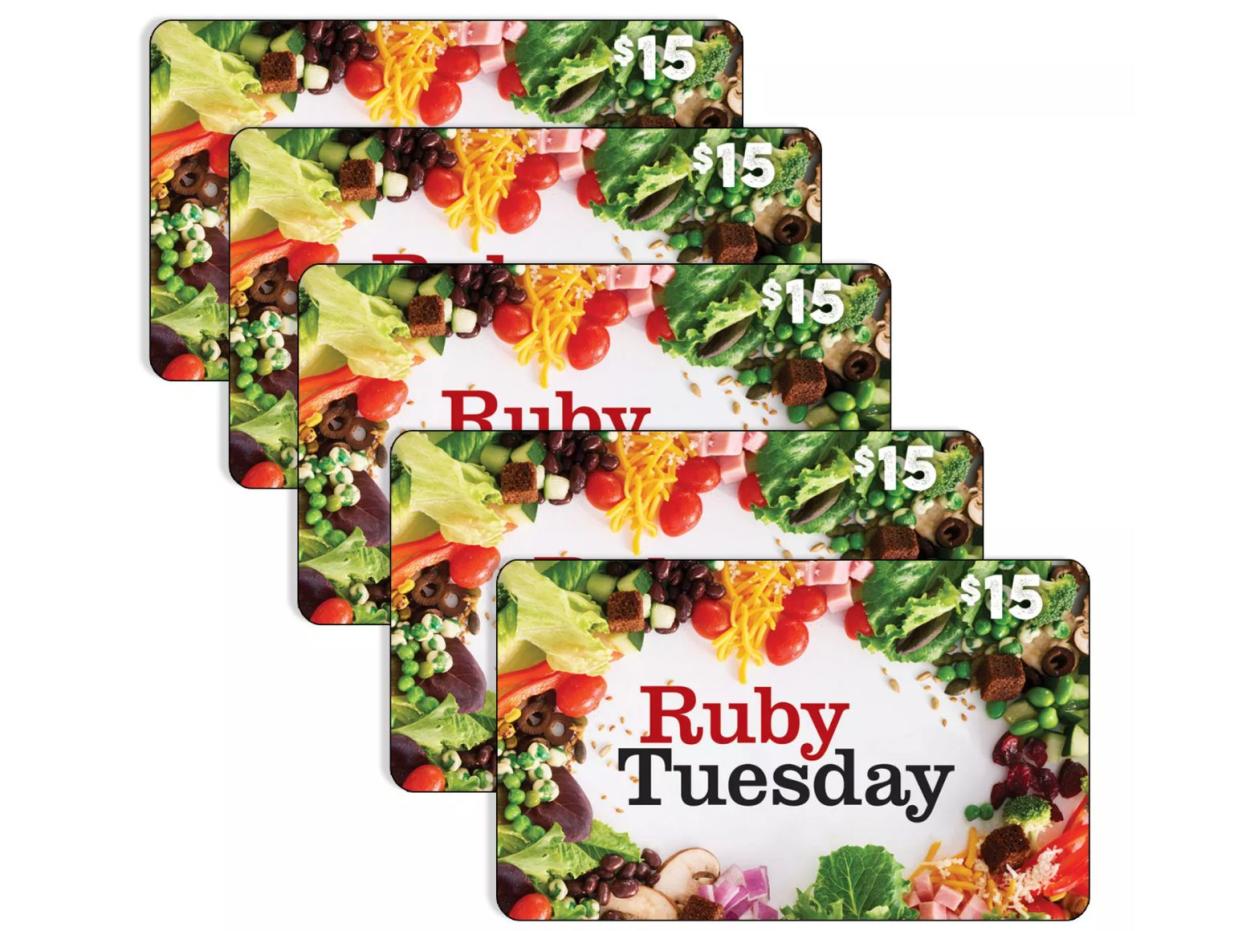 Ruby Tuesday: Save $19