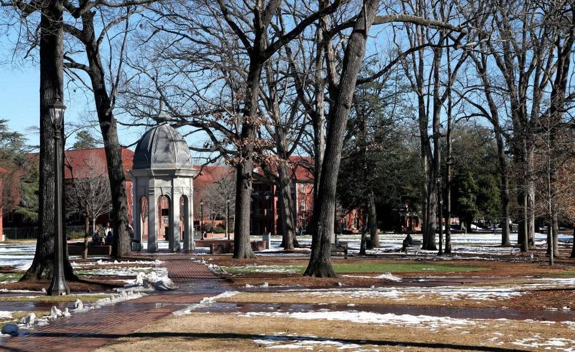 East Carolina University in Greenville.