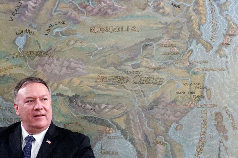 U.S. Secretary of State Pompeo visits Italy