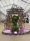 <p>A display created by Simon Lycett in honour of the Queen, featuring 70 hand-thrown pots (one for every year of the Queen's reign), takes pride of place inside the Great Pavilion.</p>