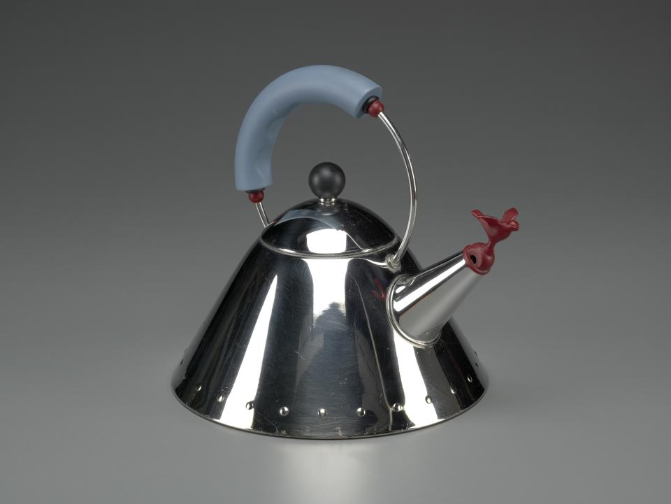 A kettle designed by Michael Graves, 1985.