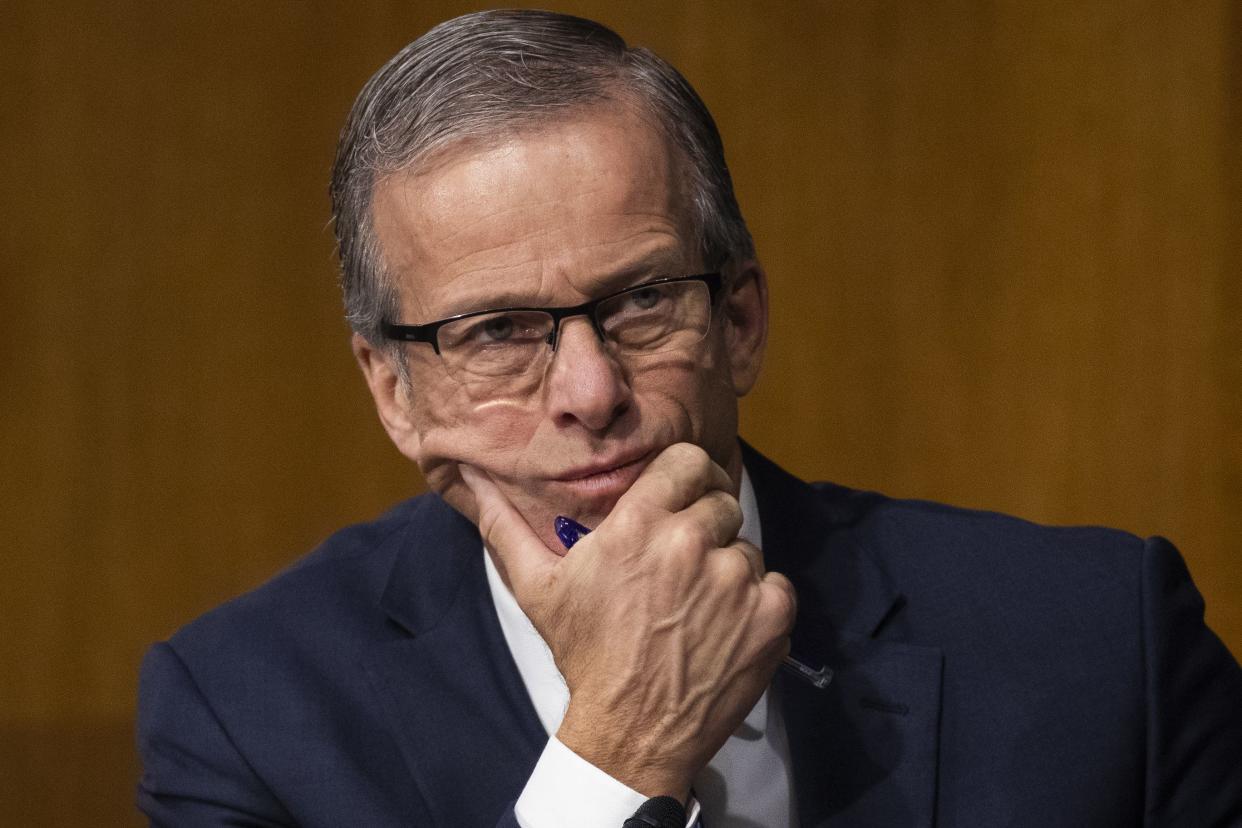 GOP Sen. John Thune of South Dakota. (Michael Reynolds/Pool via AP)