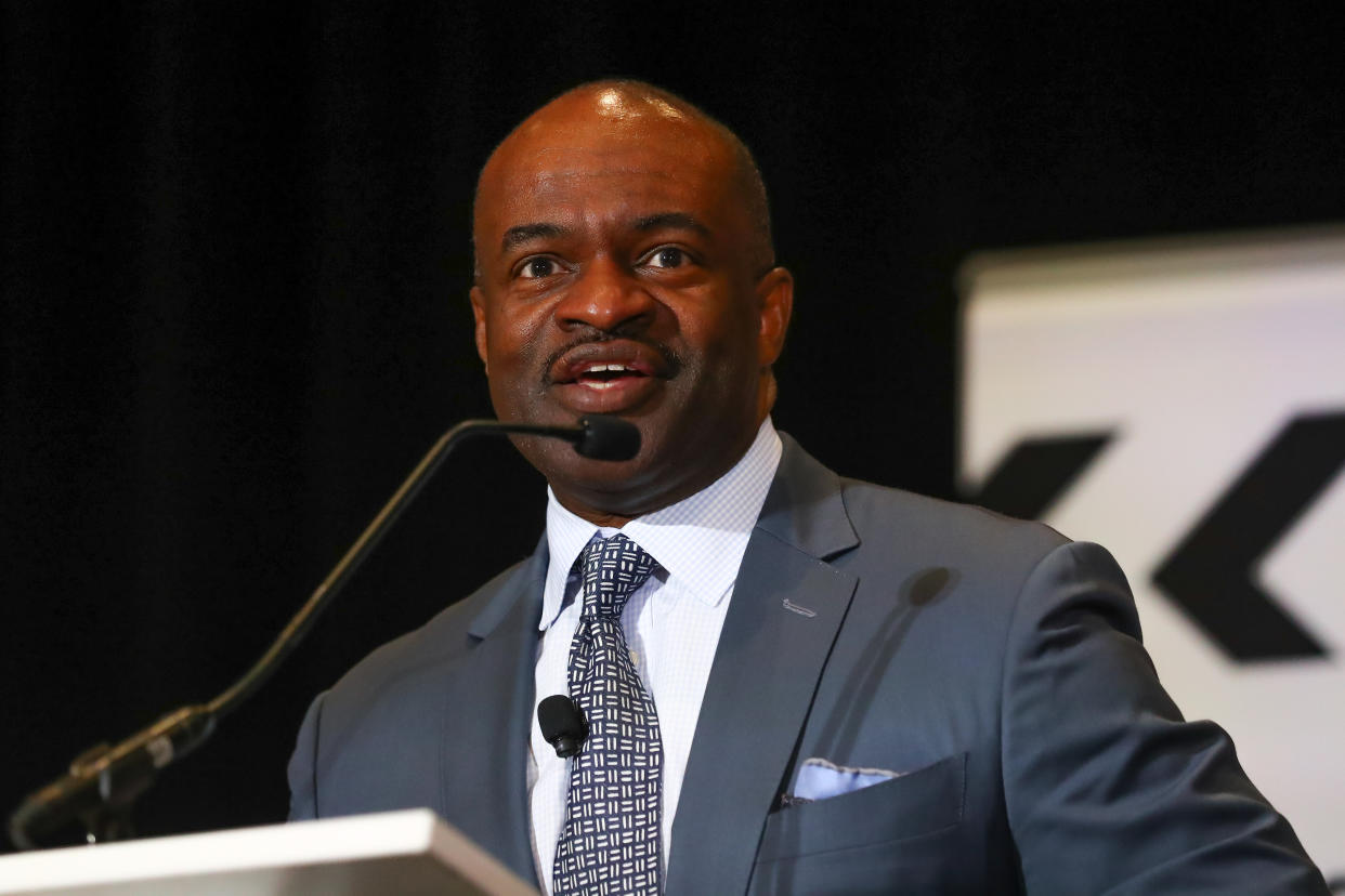 NFLPA executive director DeMaurice Smith and the players came to a CBA agreement with the NFL, ensuring labor peace for 10 more years. (Photo by Rich Graessle/Icon Sportswire via Getty Images)