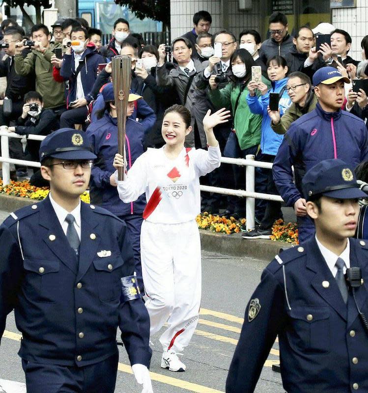 石原里美,2020東京奧運,東京奧運火炬傳遞