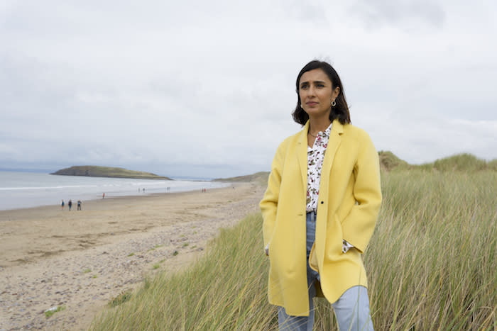 Pictured: Anita at Rhossili Beach