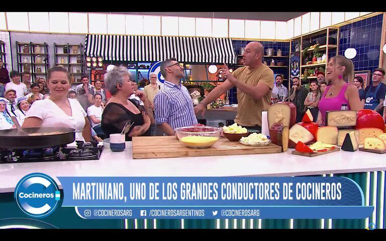 El exintendente de Quilmes y reconocido chef Martiniano Molina dijo presente en el cierre de Cocineros por la TV Pública