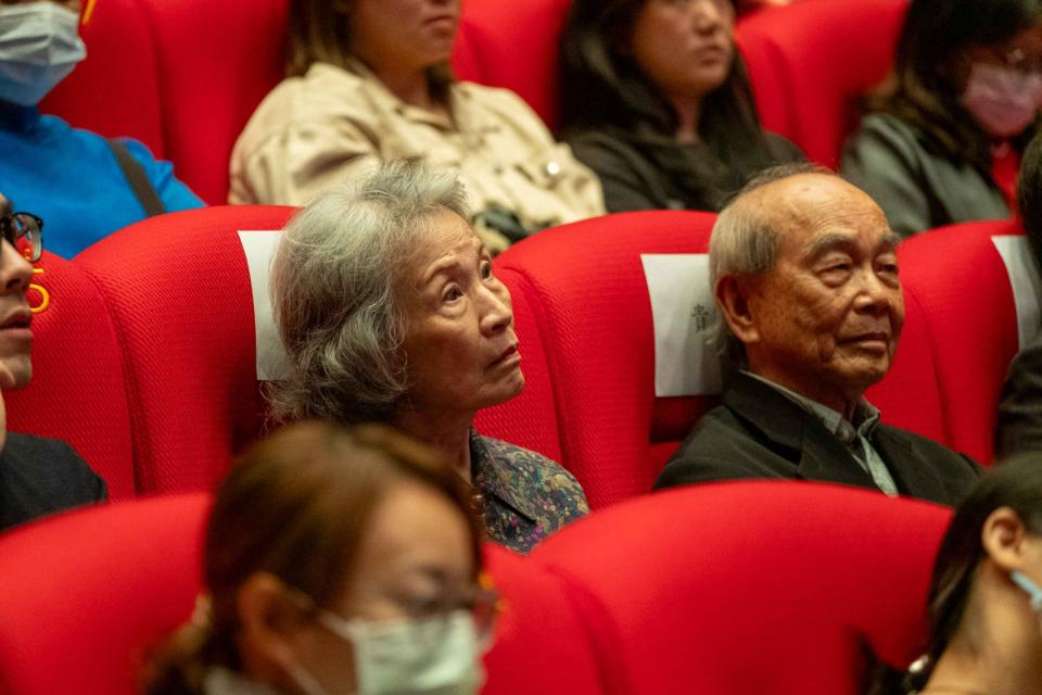 《金門》導演江松長父母也出席特映。高雄市電影館提供