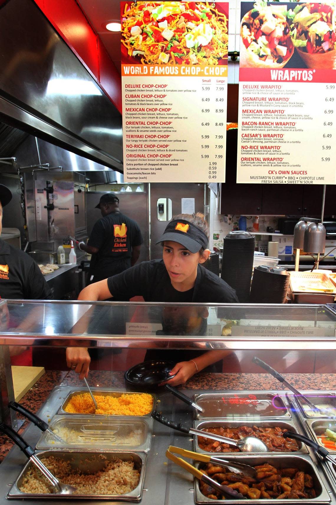 Chicken Kitchen at the old Treats food court at Aventura Mall in 2010.