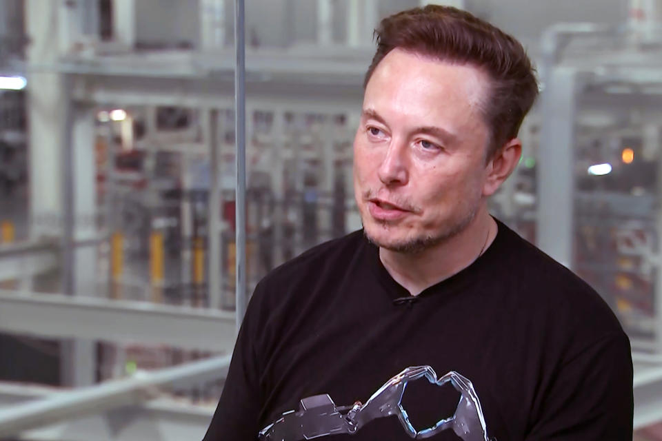 Elon Musk in a CNBC interview on May 16, 2023. (CNBC)