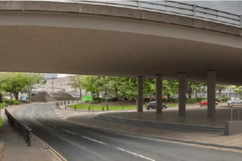 People will be able to access a fully-lit new walkway which passes under the A63, to get to High Street