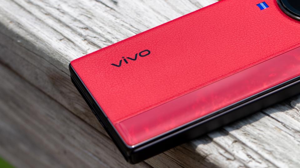 Vivo X Fold 2 back design close-up