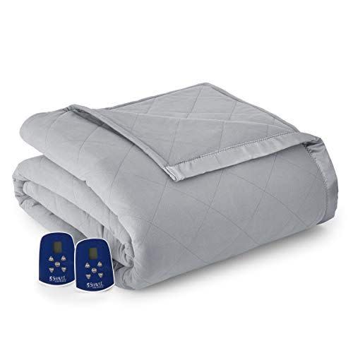 8) Thermee Micro Flannel King-Size Electric Heated Blanket