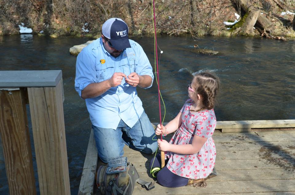 Dry Run Creek in Arkansas is a special place for young anglers.