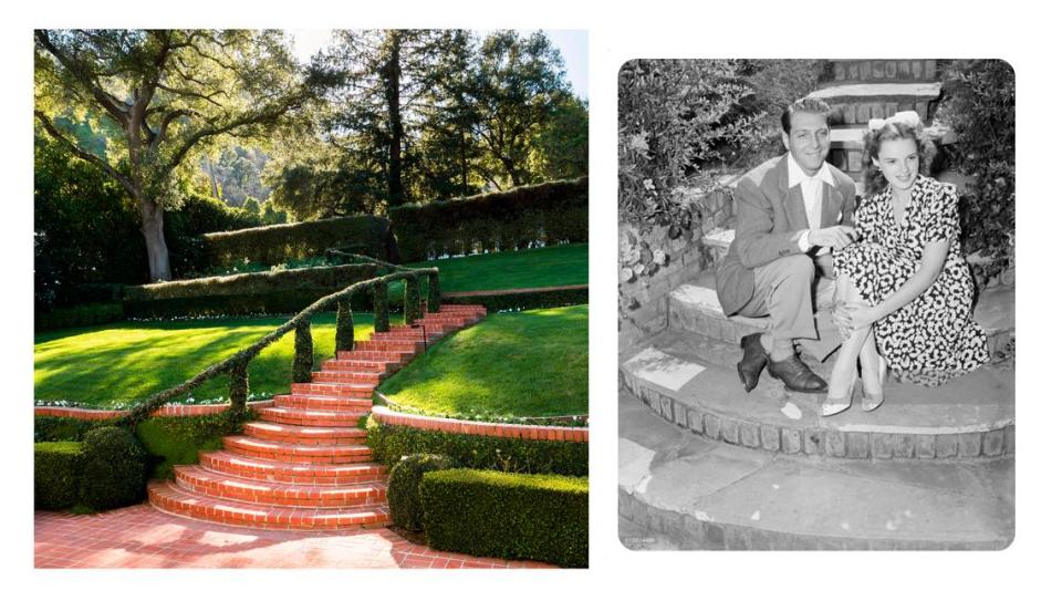 The Los Angeles home Judy Garland bought when she signed to star in “Wizard of Oz.”