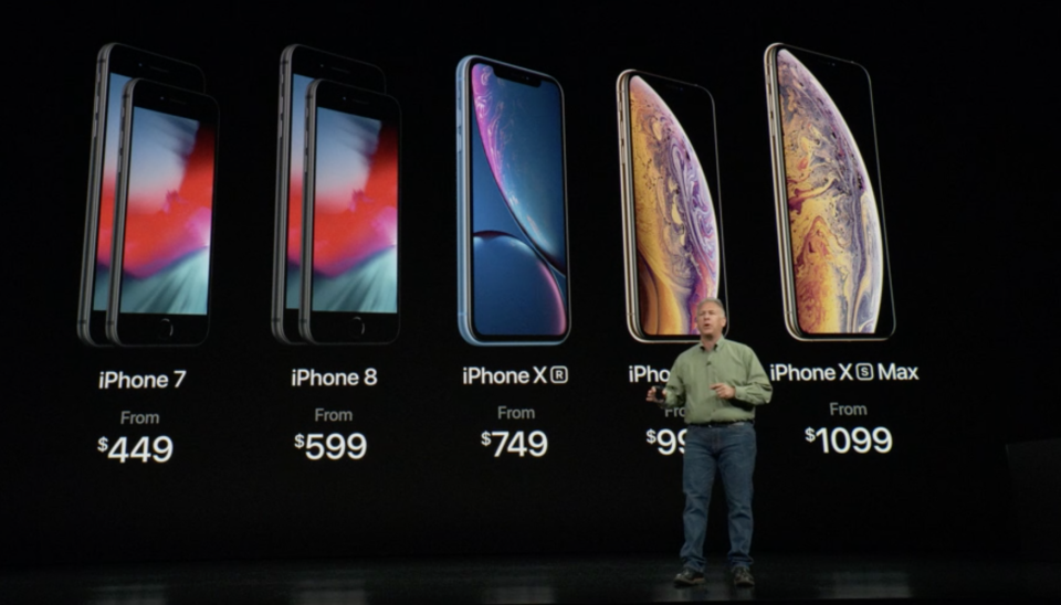 Apple’s current lineup of iPhones is enormous. (Apple)