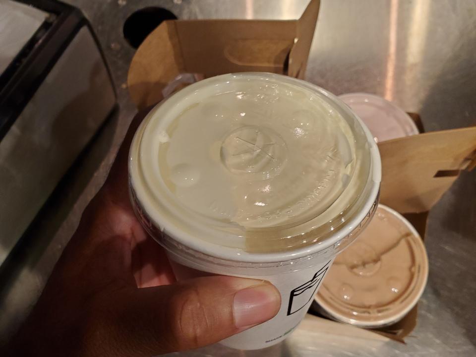 Vanilla milkshake from Shake Shack.