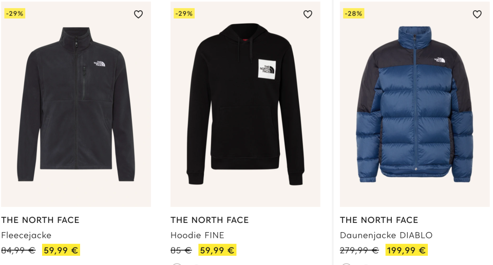 Bei Breuninger shoppen Herren jetzt The North Face besonders günstig. (Bild: Breuninger)