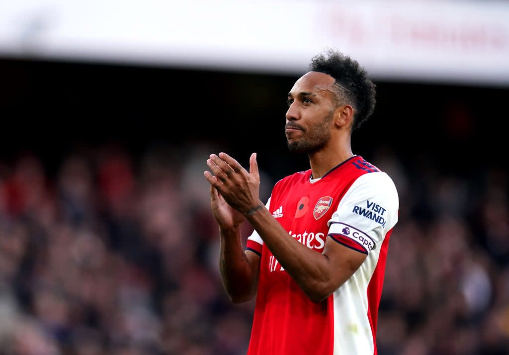 Pierre-Emerick Aubameyang has not scored for Arsenal in five games (John Walton/PA) (PA Wire)