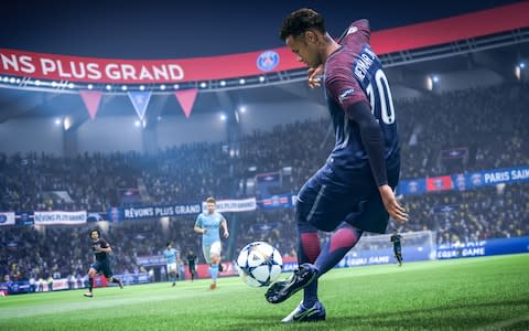 Neymar on the field - Credit: EA Sports/EA Sports