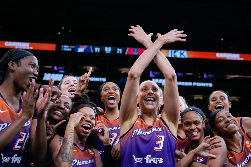 Diana Taurasi is the first player in WNBA history to reach 10,000 career points. How many more can she score?