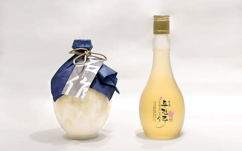 Munbaeju, traditional Korean liquor made from millet and broom-com - Credit: AFP/AFP