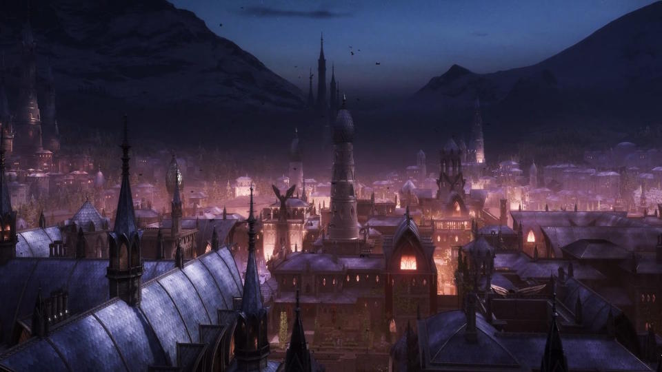 Dragon Age: Dreadwolf screenshot detail - city at night