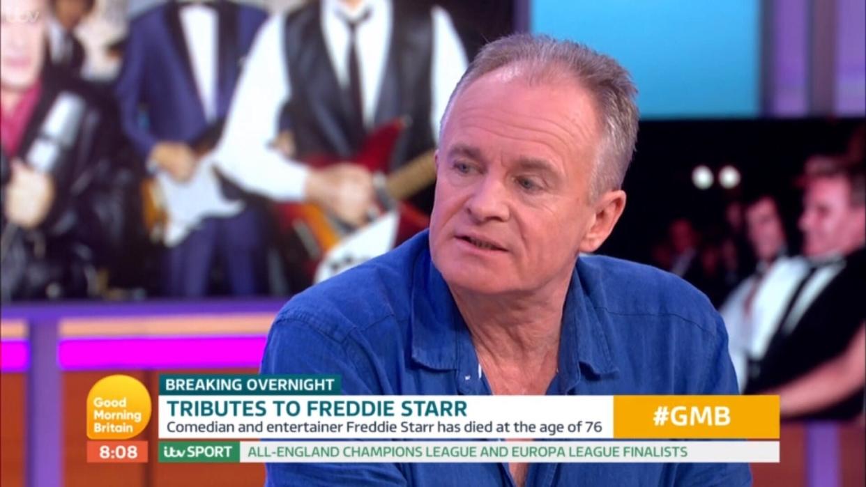 Bobby Davro paid his respects to the late comedian Freddie Star on 'Good Morning Britain' on 10 May