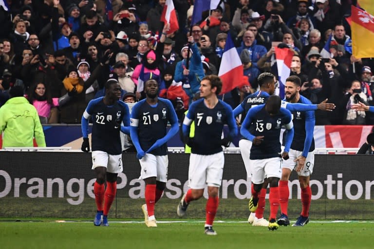 <p>L’équipe de France finit l’année 2018 en beauté en s’imposant 1-0 face à l’Uruguay grâce à un pénalty d’Olivier Giroud à la 52e minute. On se donne rendez-vous en 2019 ! (crédit AFP) </p>