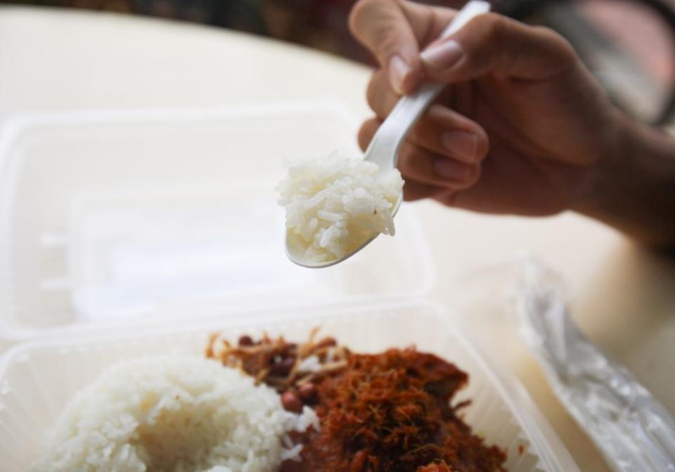 Picture of Dickson Nasi Lemak rice