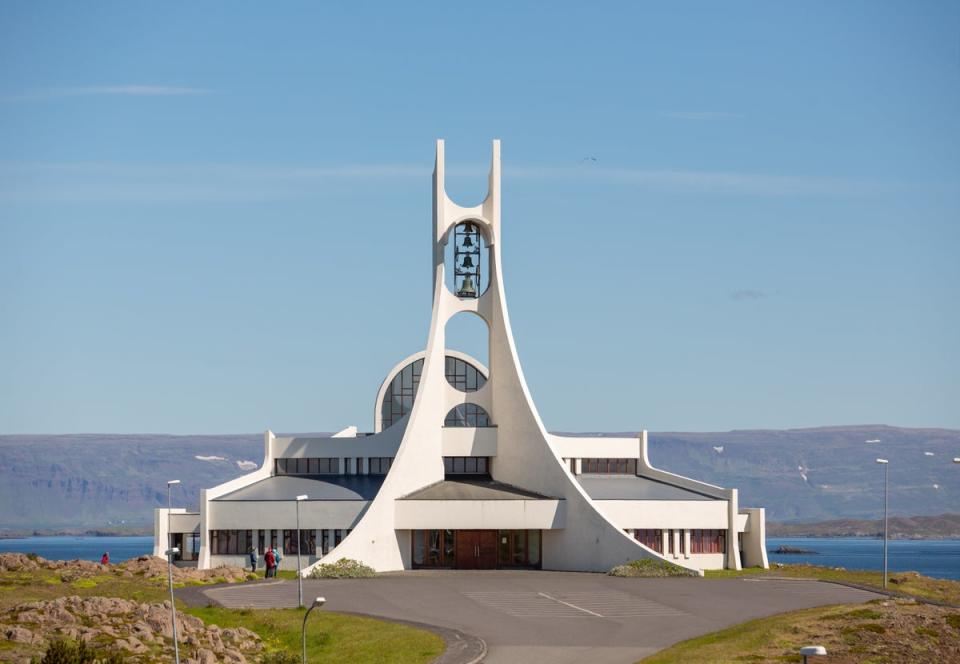 The Stykkisholmskirkja Church designed by Jon Haraldsson (Visit West Iceland)