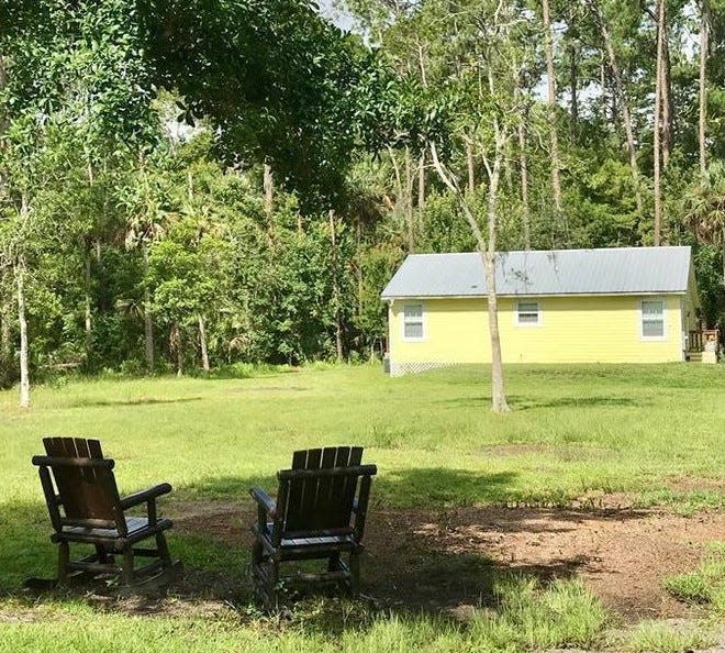 This house on Lake Disston Drive in Bunnell was built in 2012 on 1.6 acres of lake frontage and sold recently for $425,000. It has two bedrooms and two baths in 1,600 square feet of living space and it also has a dock, a Florida room and a triple bay barn.