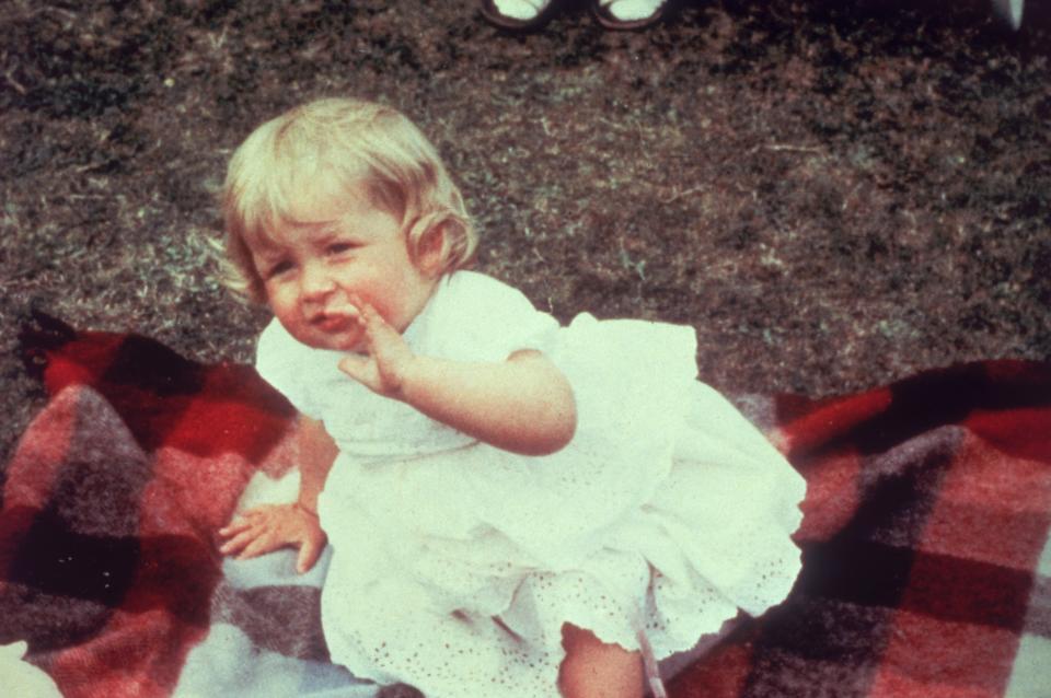 1st July 1962:  Lady Diana Spencer (1961 - 1997), later the wife of Prince Charles, on her first birthday at Park House, Sandringham.  (Photo by Hulton Archive/Getty Images)