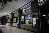 FILE - A Carl's Jr. kiosk is seen at Paveletskaya Plaza shopping mall in Moscow, Russia, Wednesday, May 3, 2023. The economy's resilience in the face of bruising Western sanctions is a major factor behind President Vladimir Putin's grip on power in Russia. (AP Photo, File)