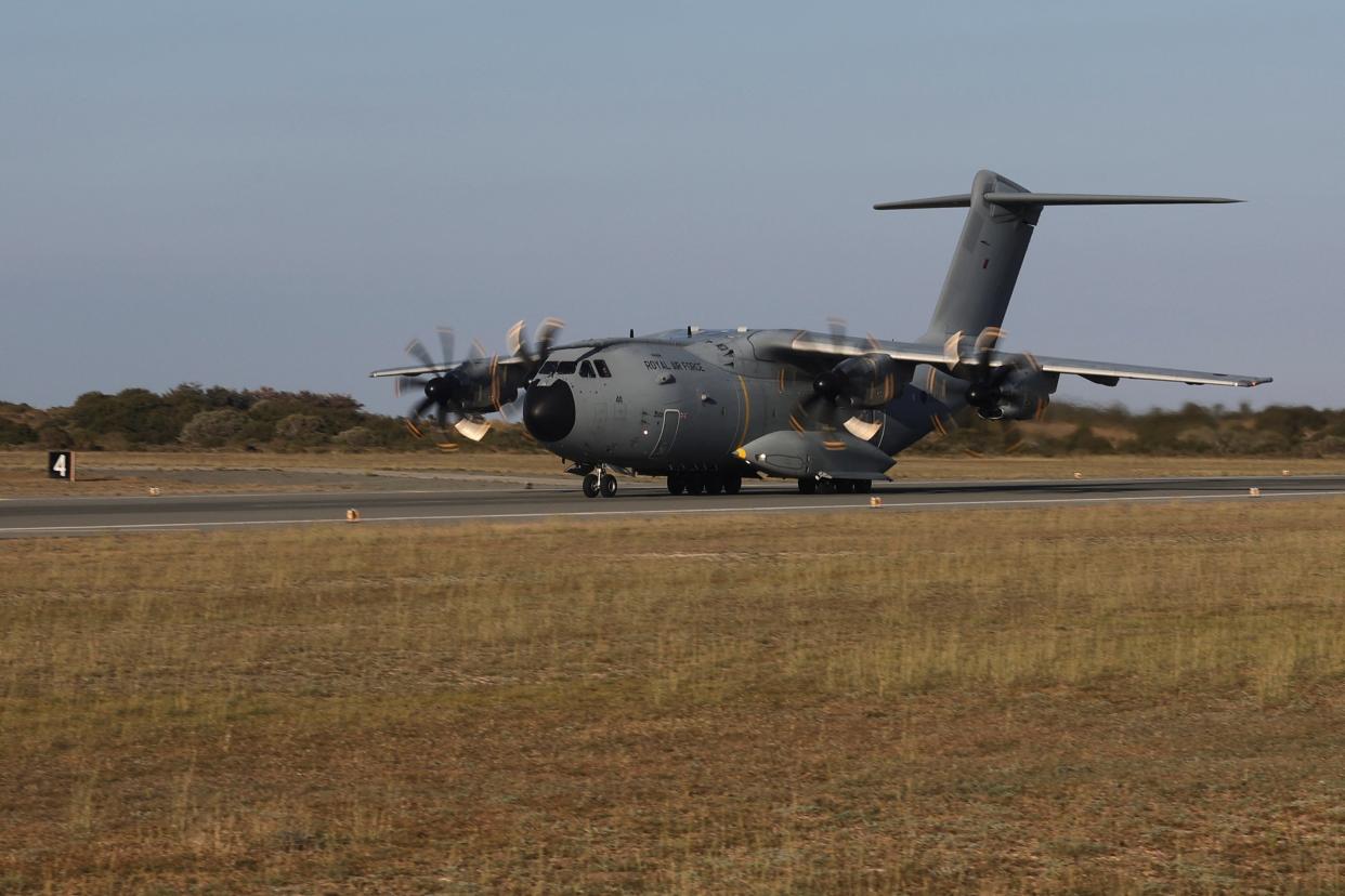 File: RAF transport plane (REUTERS)