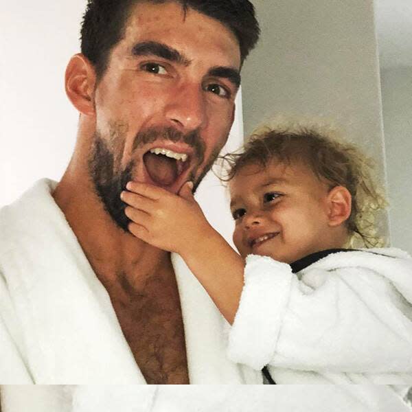 Boomer is a big brother: Phelps family welcomes second baby