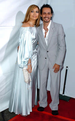 Jennifer Lopez and Marc Anthony at the Westwood premiere of New Line Cinema's Monster-In-Law