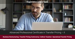 Broaden your knowledge and become an expert in the field of transfer pricing