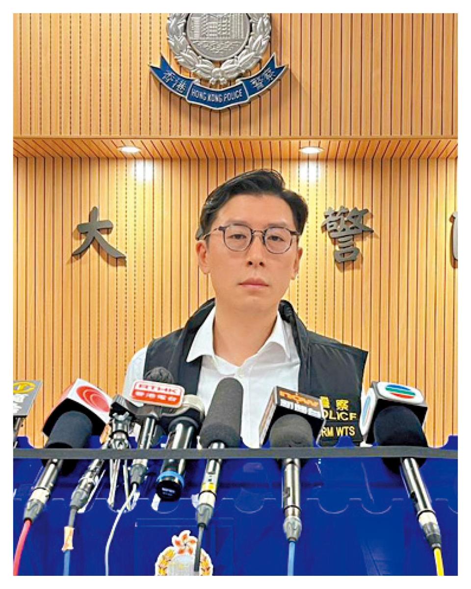 警方黃大仙警區助理指揮官(刑事) 劉嘉豪