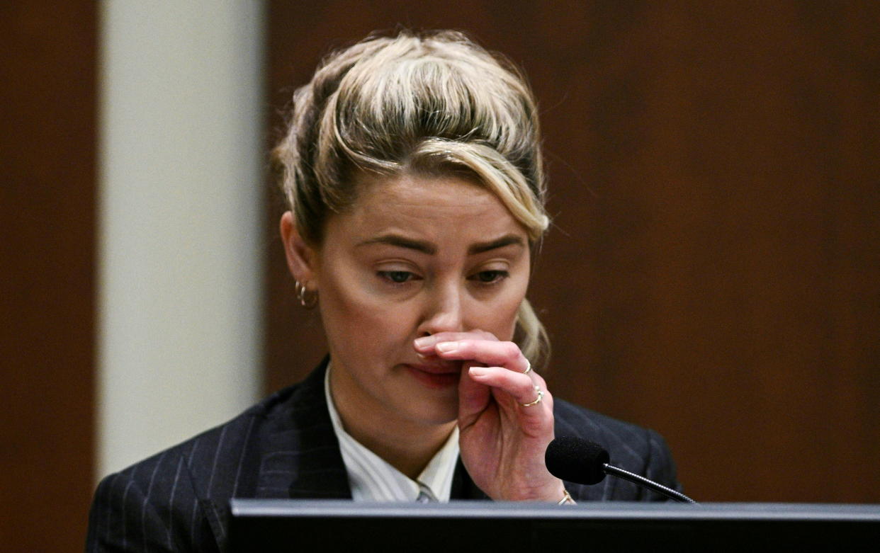 Amber Heard finishes testifying on May 17, 2022 as her team begins to call witnesses.