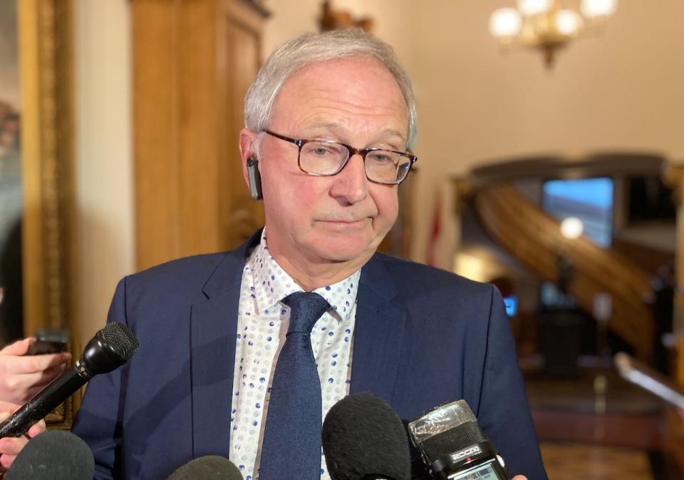 Premier Blaine Higgs insisted Wednesday that despite the references to “past” and “historic” gas cuts, the agreement only governs how the province refers to any future gas tax reductions – such as a hypothetical reduction to address inflation.