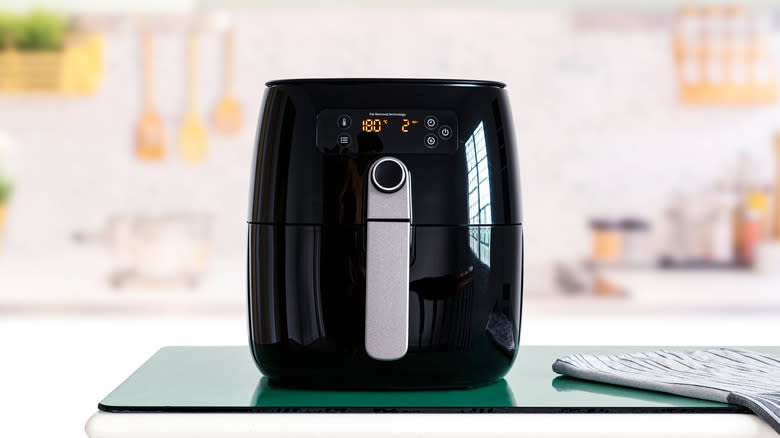 Air fryer on kitchen counter