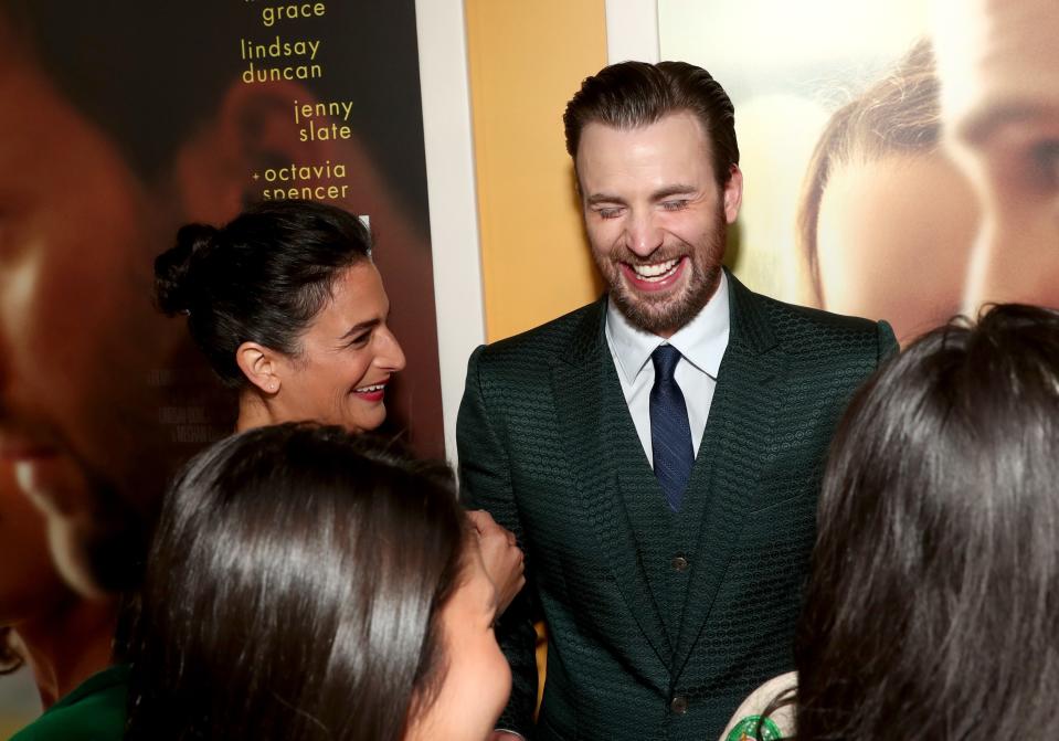 The former couple reunited at the premiere of their movie Gifted, and all seemed well.