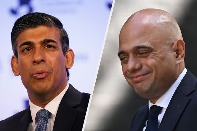 Rishi Sunak and Sajid Javid. (Photo: PA News/Getty)