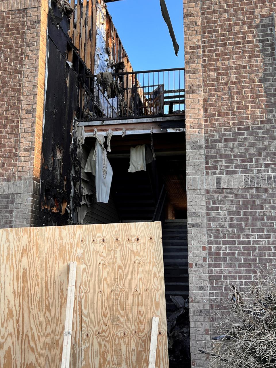 Fire at Glass Creek Village Apartments damaged 24 units on Aug. 12. The residents escaped harm, but one firefighter was injured.