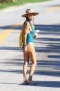 <p>Bethenny Frankel is seen after taking a dip at the beach on Friday in the Hamptons. </p>