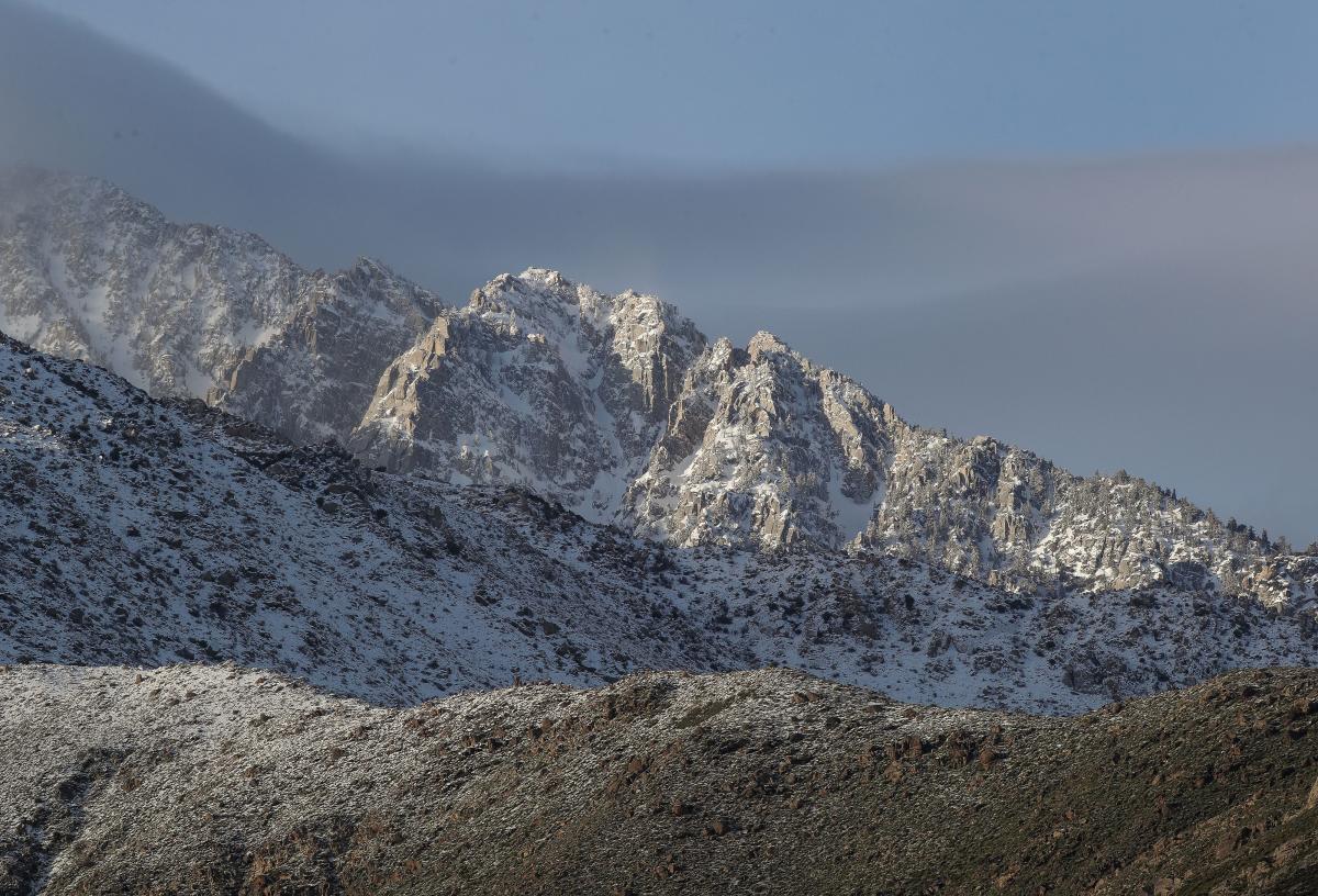 Rare avalanche spotted on Mount San Jacinto above Coachella Valley