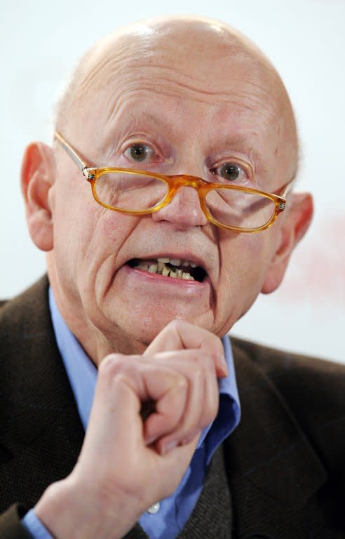 The president of the Cannes Film Festival, Gilles Jacob, pictured in Paris, on April 19, 2012. Ever since E.T. screened at Cannes in 1982, "I've often asked Steven [Spielberg] to be jury president, but he's always been shooting a film," said Jacob, after announcing that Spielberg will head up this year's Cannes Film Festival jury