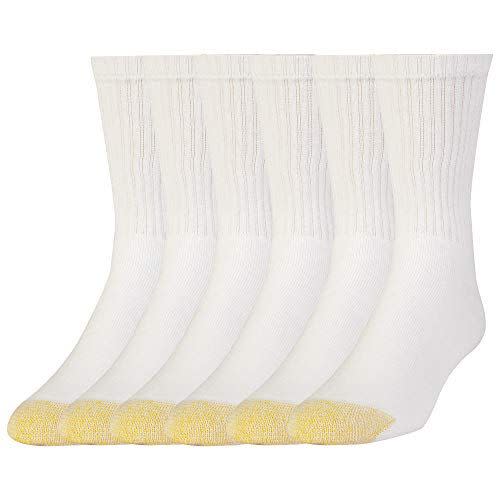 Cotton Crew Athletic Socks, 6-Pairs